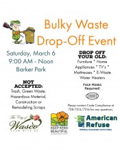 City of Wasco Bulky Waste Drop-Off Event