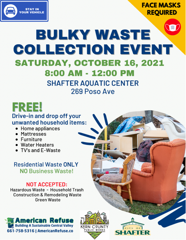 Shafter Bulky Waste Collection Event 
